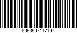 Código de barras (EAN, GTIN, SKU, ISBN): '8056597117197'