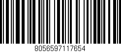 Código de barras (EAN, GTIN, SKU, ISBN): '8056597117654'