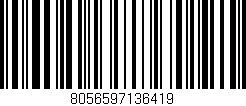 Código de barras (EAN, GTIN, SKU, ISBN): '8056597136419'
