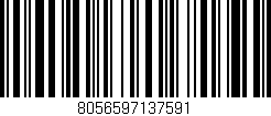 Código de barras (EAN, GTIN, SKU, ISBN): '8056597137591'