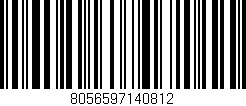 Código de barras (EAN, GTIN, SKU, ISBN): '8056597140812'