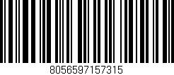 Código de barras (EAN, GTIN, SKU, ISBN): '8056597157315'