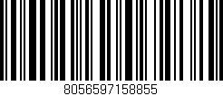 Código de barras (EAN, GTIN, SKU, ISBN): '8056597158855'