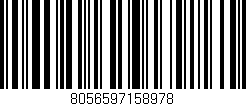 Código de barras (EAN, GTIN, SKU, ISBN): '8056597158978'