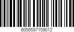 Código de barras (EAN, GTIN, SKU, ISBN): '8056597159012'