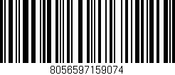 Código de barras (EAN, GTIN, SKU, ISBN): '8056597159074'