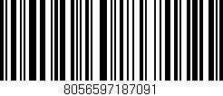 Código de barras (EAN, GTIN, SKU, ISBN): '8056597187091'