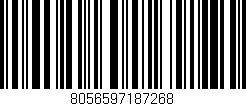 Código de barras (EAN, GTIN, SKU, ISBN): '8056597187268'
