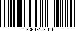Código de barras (EAN, GTIN, SKU, ISBN): '8056597195003'