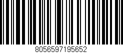 Código de barras (EAN, GTIN, SKU, ISBN): '8056597195652'