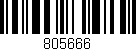 Código de barras (EAN, GTIN, SKU, ISBN): '805666'