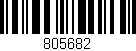 Código de barras (EAN, GTIN, SKU, ISBN): '805682'