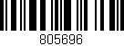 Código de barras (EAN, GTIN, SKU, ISBN): '805696'