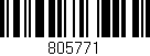 Código de barras (EAN, GTIN, SKU, ISBN): '805771'