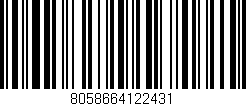 Código de barras (EAN, GTIN, SKU, ISBN): '8058664122431'