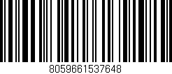 Código de barras (EAN, GTIN, SKU, ISBN): '8059661537648'