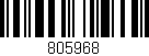 Código de barras (EAN, GTIN, SKU, ISBN): '805968'
