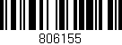 Código de barras (EAN, GTIN, SKU, ISBN): '806155'