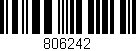 Código de barras (EAN, GTIN, SKU, ISBN): '806242'