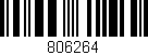 Código de barras (EAN, GTIN, SKU, ISBN): '806264'