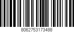 Código de barras (EAN, GTIN, SKU, ISBN): '8062753173488'
