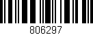 Código de barras (EAN, GTIN, SKU, ISBN): '806297'