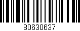 Código de barras (EAN, GTIN, SKU, ISBN): '80630637'