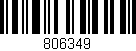 Código de barras (EAN, GTIN, SKU, ISBN): '806349'
