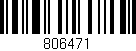 Código de barras (EAN, GTIN, SKU, ISBN): '806471'