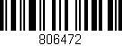 Código de barras (EAN, GTIN, SKU, ISBN): '806472'