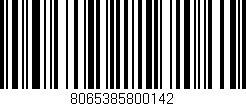 Código de barras (EAN, GTIN, SKU, ISBN): '8065385800142'