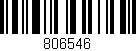 Código de barras (EAN, GTIN, SKU, ISBN): '806546'