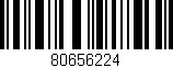 Código de barras (EAN, GTIN, SKU, ISBN): '80656224'