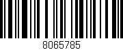 Código de barras (EAN, GTIN, SKU, ISBN): '8065785'