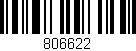 Código de barras (EAN, GTIN, SKU, ISBN): '806622'