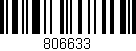 Código de barras (EAN, GTIN, SKU, ISBN): '806633'