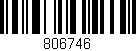 Código de barras (EAN, GTIN, SKU, ISBN): '806746'