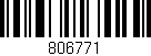 Código de barras (EAN, GTIN, SKU, ISBN): '806771'