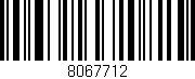 Código de barras (EAN, GTIN, SKU, ISBN): '8067712'