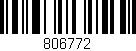 Código de barras (EAN, GTIN, SKU, ISBN): '806772'