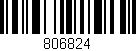 Código de barras (EAN, GTIN, SKU, ISBN): '806824'