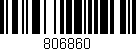 Código de barras (EAN, GTIN, SKU, ISBN): '806860'