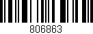 Código de barras (EAN, GTIN, SKU, ISBN): '806863'