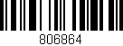 Código de barras (EAN, GTIN, SKU, ISBN): '806864'