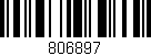 Código de barras (EAN, GTIN, SKU, ISBN): '806897'