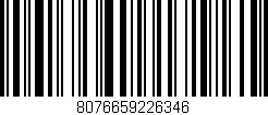 Código de barras (EAN, GTIN, SKU, ISBN): '8076659226346'