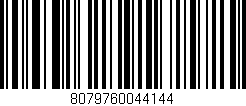 Código de barras (EAN, GTIN, SKU, ISBN): '8079760044144'