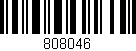 Código de barras (EAN, GTIN, SKU, ISBN): '808046'