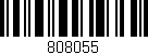 Código de barras (EAN, GTIN, SKU, ISBN): '808055'
