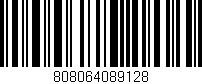 Código de barras (EAN, GTIN, SKU, ISBN): '808064089128'